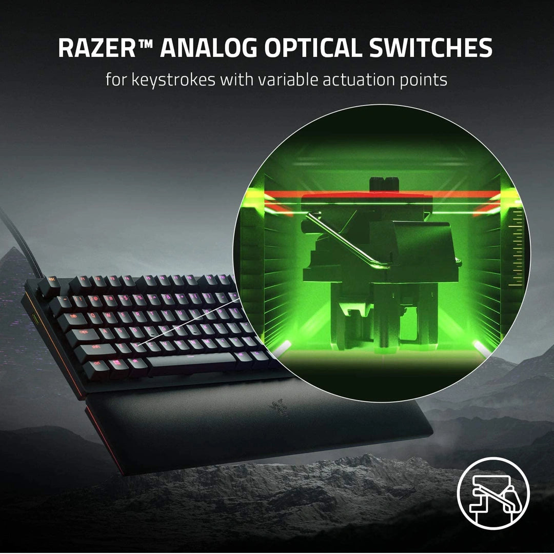 Razer Huntsman V2 Optical Gaming Keyboard - Purple Switch in Qatar Razer Huntsman V2 Optical Gaming Keyboard - Purple Switch in Qatar